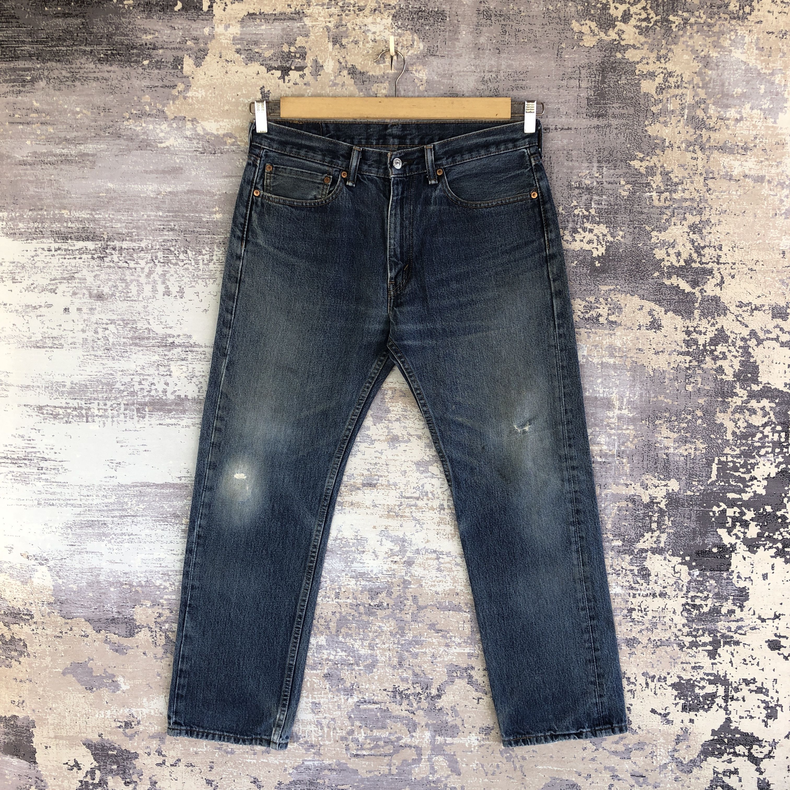 Levi's Vintage Y2K Distressed Levis 505 Jeans Levi's Faded Denim Size US 32 / EU 48 - 1 Thumbnail