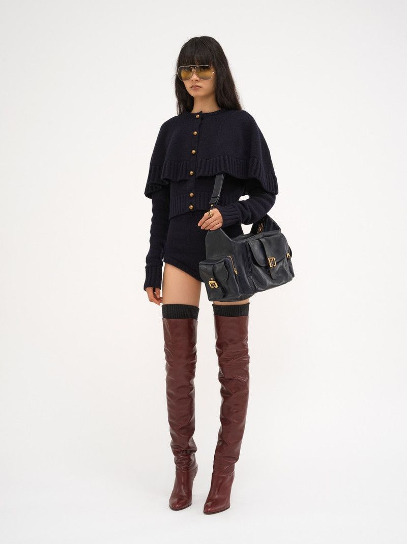 Chloe o1loc1c10226 Classic Short in Navy Size 28" / US 6 / IT 42 - 2 Thumbnail