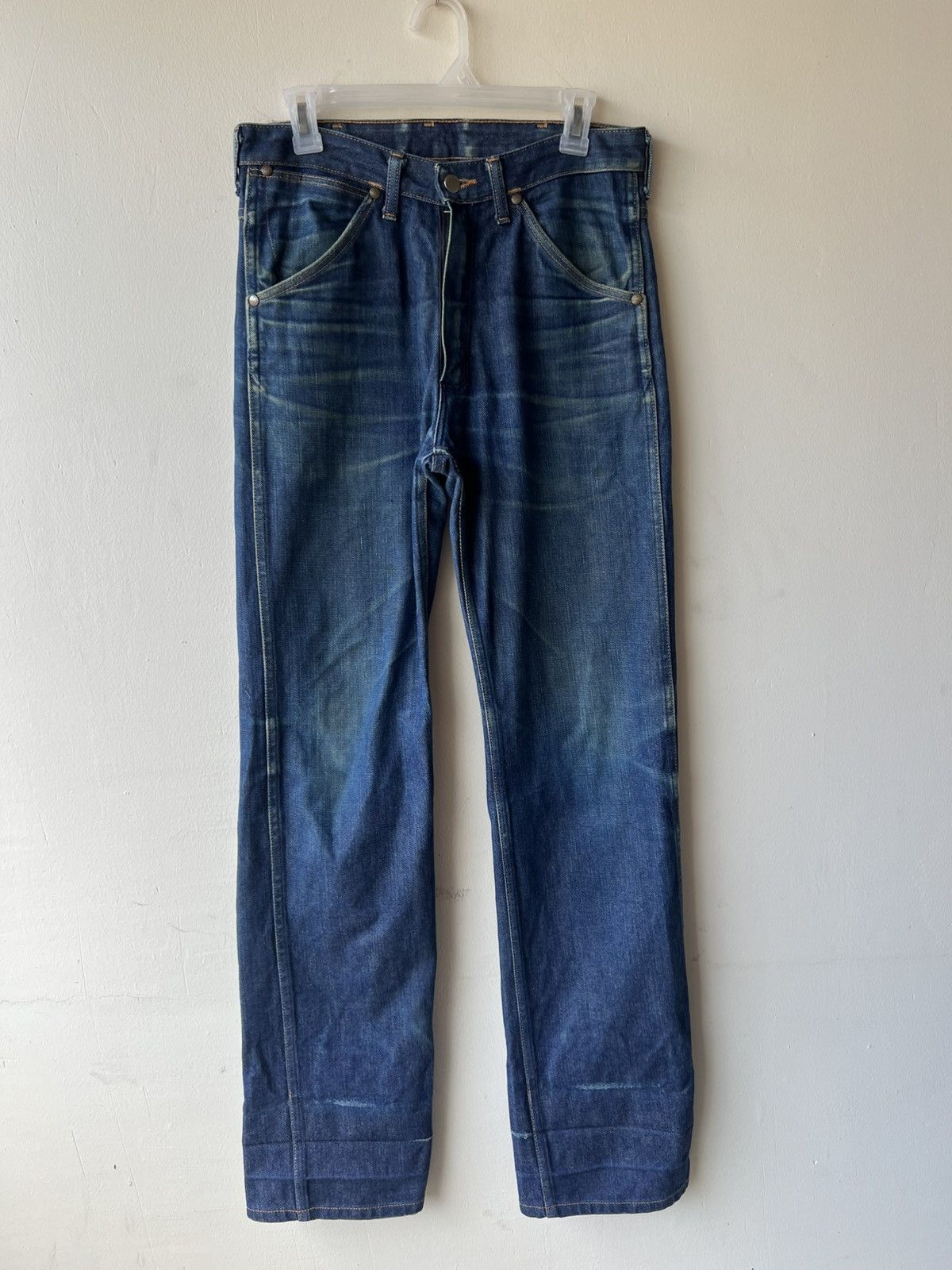 Wrangler Vintage Wrangler Blue Bell Distressed Mud Denim Jeans Size US 29 - 2 Thumbnail