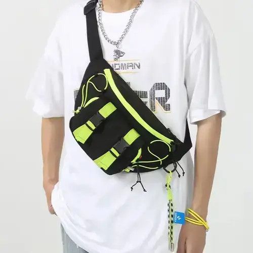 Other Waist Nylon Fanny Pack Casual Multi-Functional Chest Bag Size ONE SIZE - 4 Thumbnail