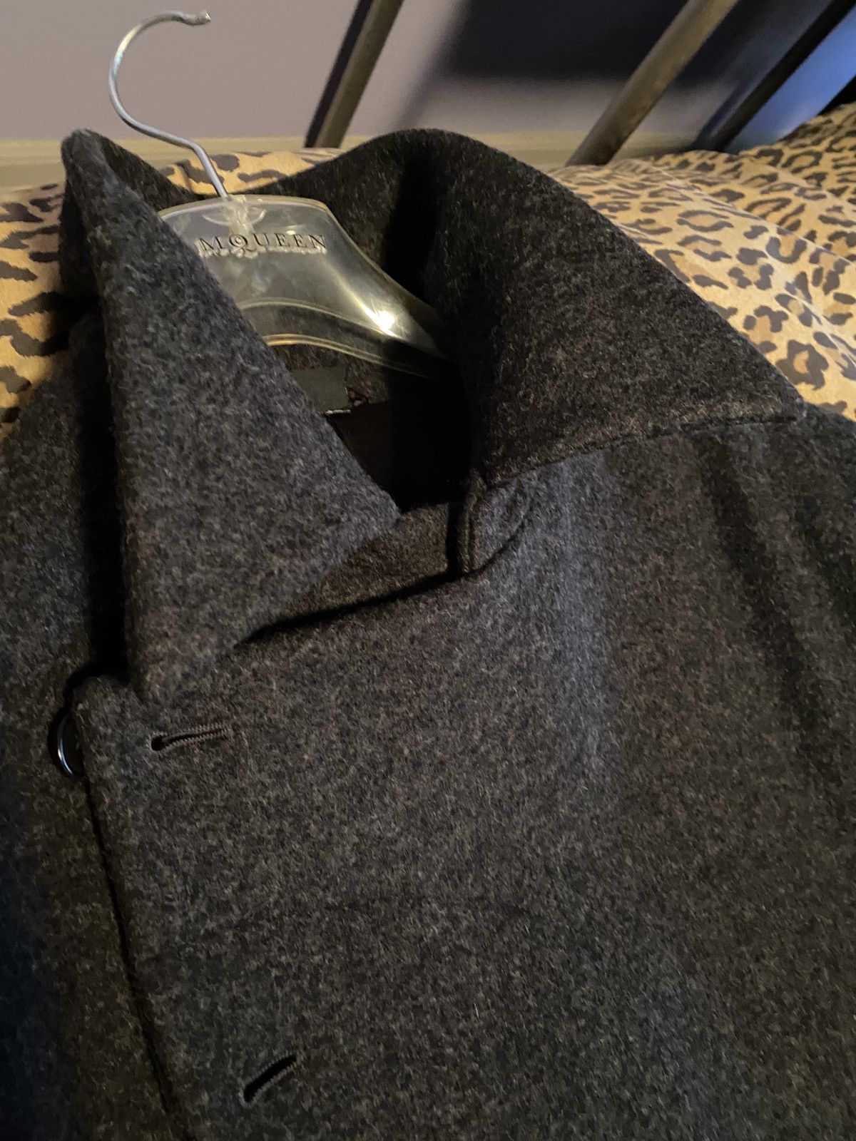 Alexander McQueen Alexander McQueen 2008 fitted gray wool coat Size US M / EU 48-50 / 2 - 13 Thumbnail
