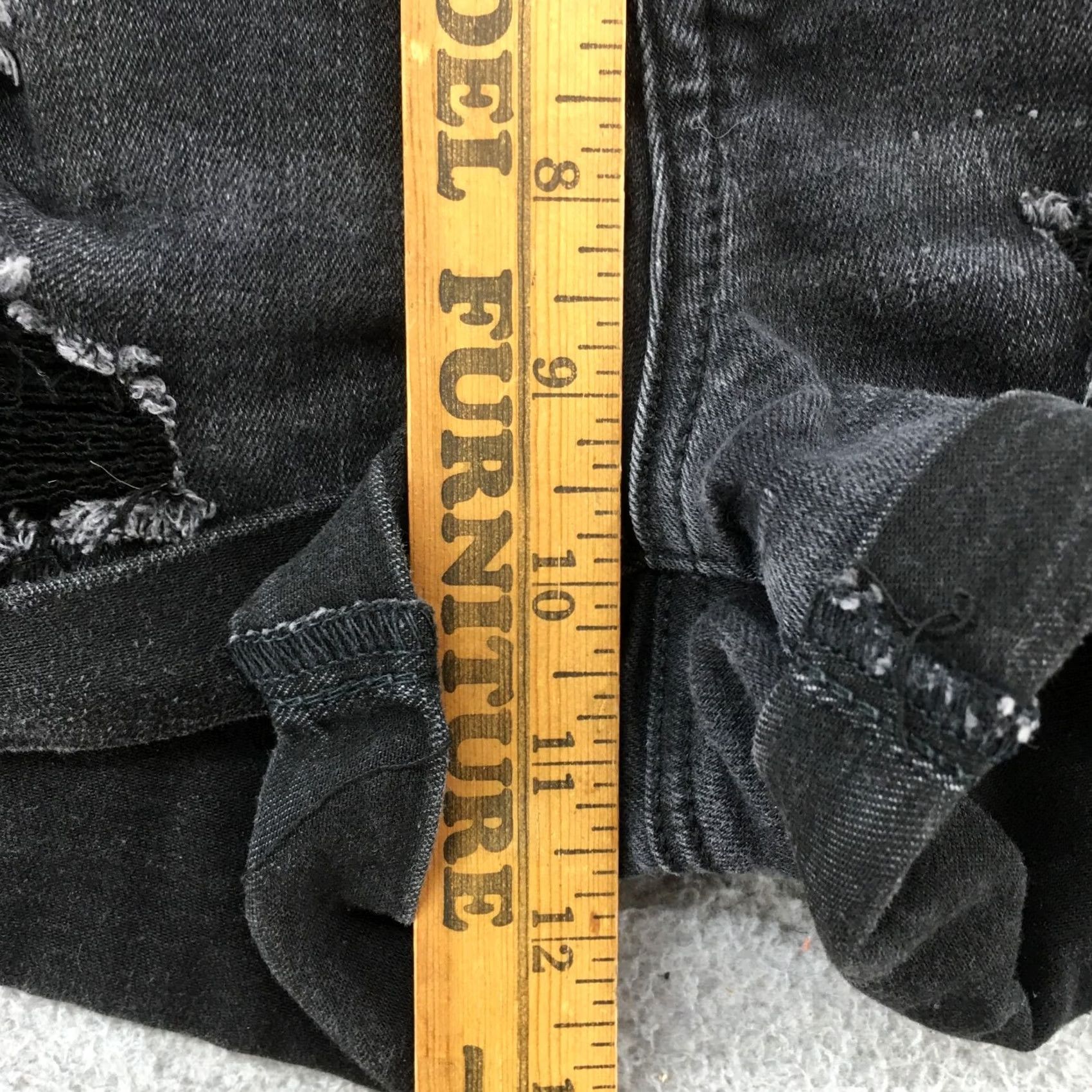 American Eagle Outfitters American Eagle Outfitters Next Level Stretch Cut-Off Shorts Womens 2 Black Cotton Blend Size 26" / US 2 / IT 38 - 6 Thumbnail