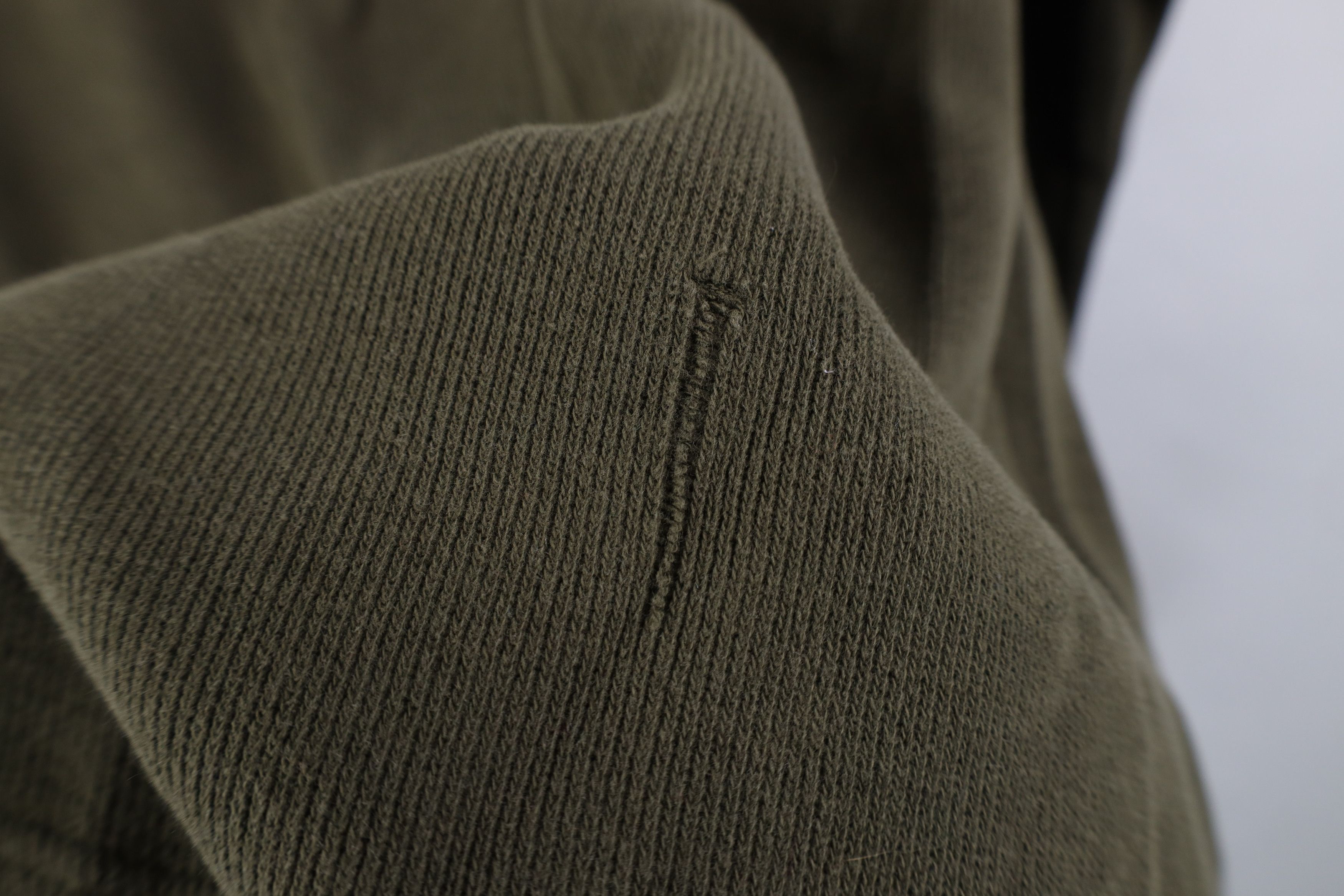 Vintage Vintage 90s Streetwear Heavy Ribbed Knit Long Sleeve Polo Size US XXL / EU 58 / 5 - 11 Thumbnail