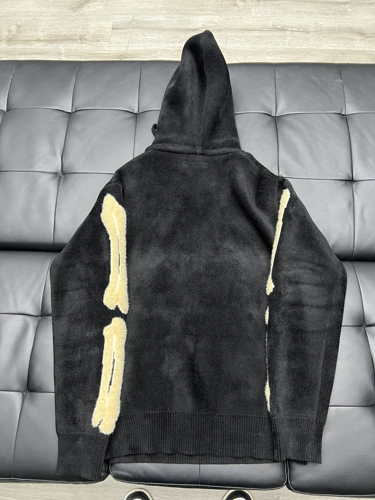 Burberry AMIRI Men's Bones Knit Hoodie Size Medium Size US M / EU 48-50 / 2 - 3 Thumbnail
