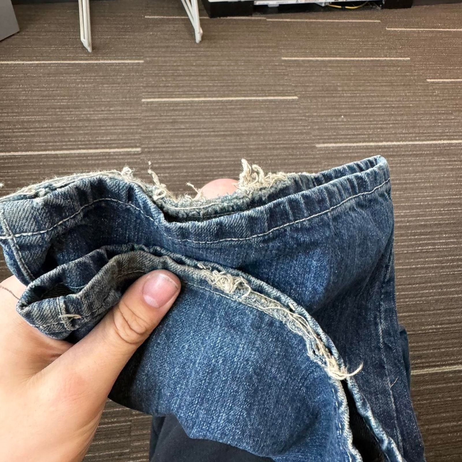 JNCO × Vintage Vintage Baggy y2k Brock Denim Destressed Jeans Size US 42 / EU 58 - 5 Thumbnail