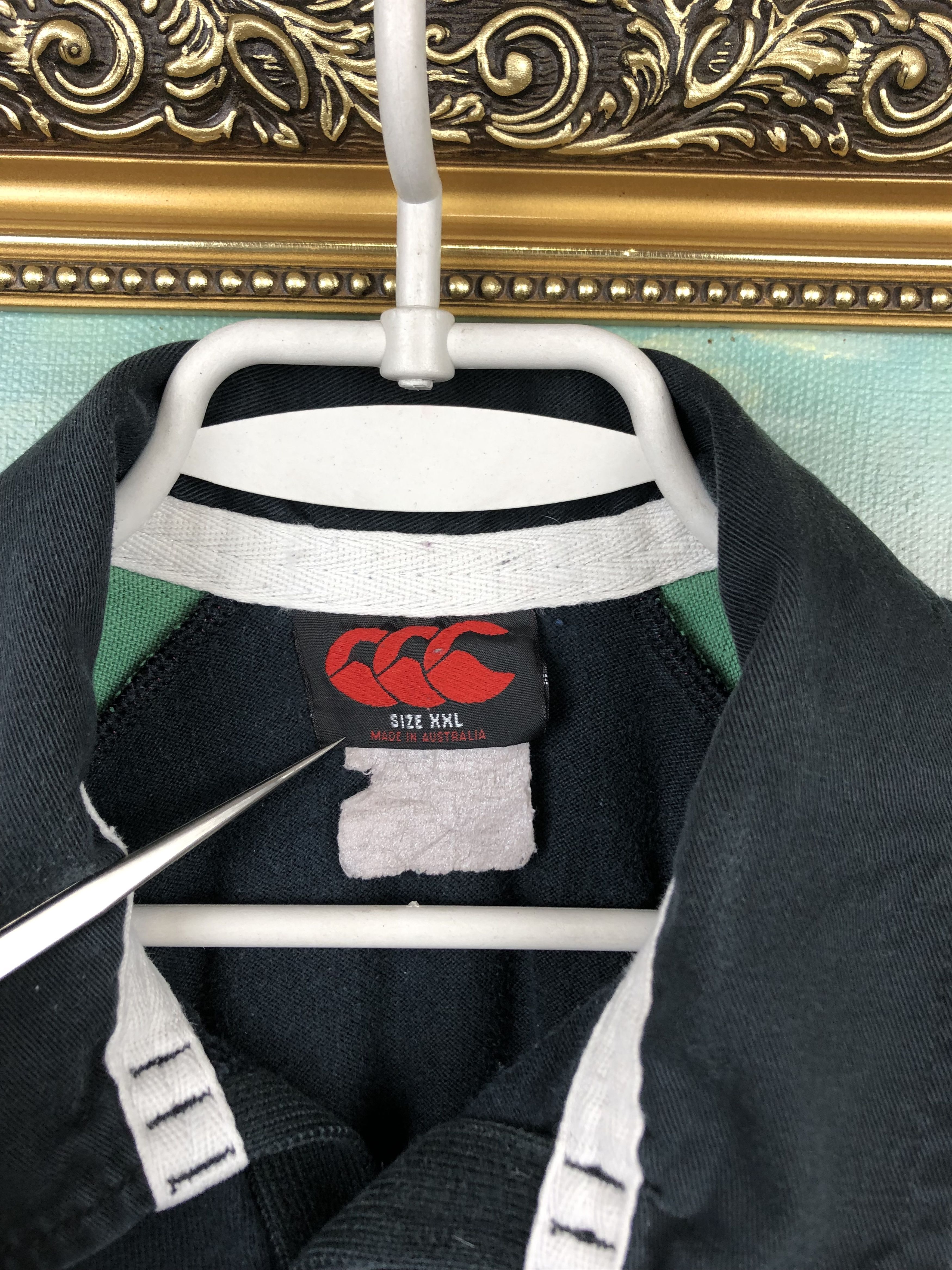 Canterbury of New Zealand Vintage Canterbury Ireland Rugby Jersey Shirt Long Sleeve Size US XXL / EU 58 / 5 - 9 Thumbnail