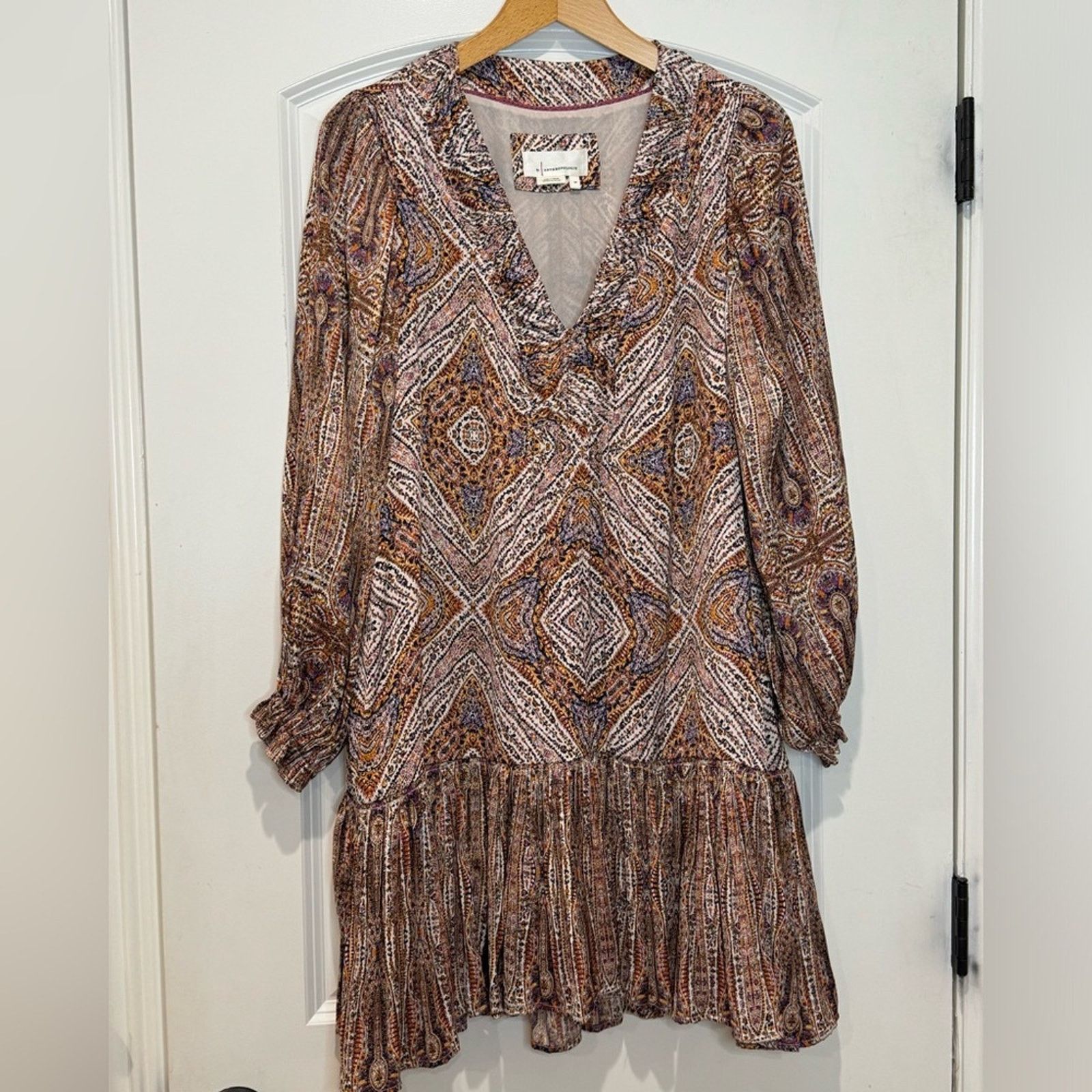 Anthropologie Anthropologie Sabia Flounce Tunic Dress Size Small Size S / US 4 / IT 40 - 12 Thumbnail