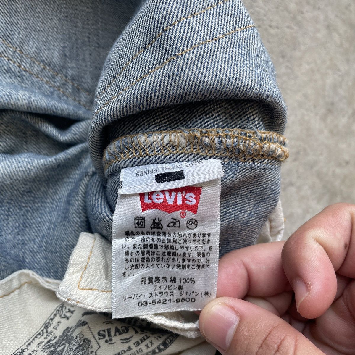 Levi's Vintage Clothing W37 Vintage Levi’s 501 Distressed MudWash Jeans Faded Pants Size US 37 - 8 Thumbnail