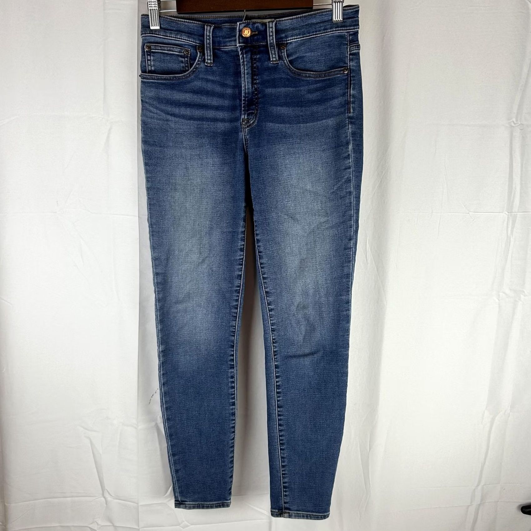 J.Crew J.CREW Jeans Womens 28 Blue Skinny Mid Rise Stretch Denim Casual J4756 Size 28" / US 6 / IT 42 - 2 Thumbnail