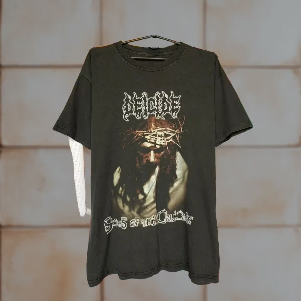 Vintage VINTAGE Deicide Scars of the Crucifix ROCK BAND T SHIRT T-SHIRT Shirt Mens L Black 2004 Size US L / EU 52-54 / 3 - 1 Thumbnail