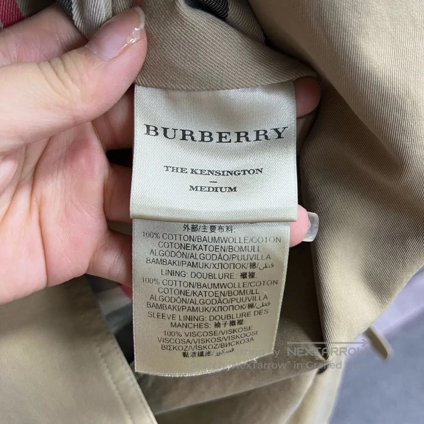Burberry Burberry size 8 Striped hooded jacket with fur lining and Size 4XL / US 24-26 - 4 Thumbnail