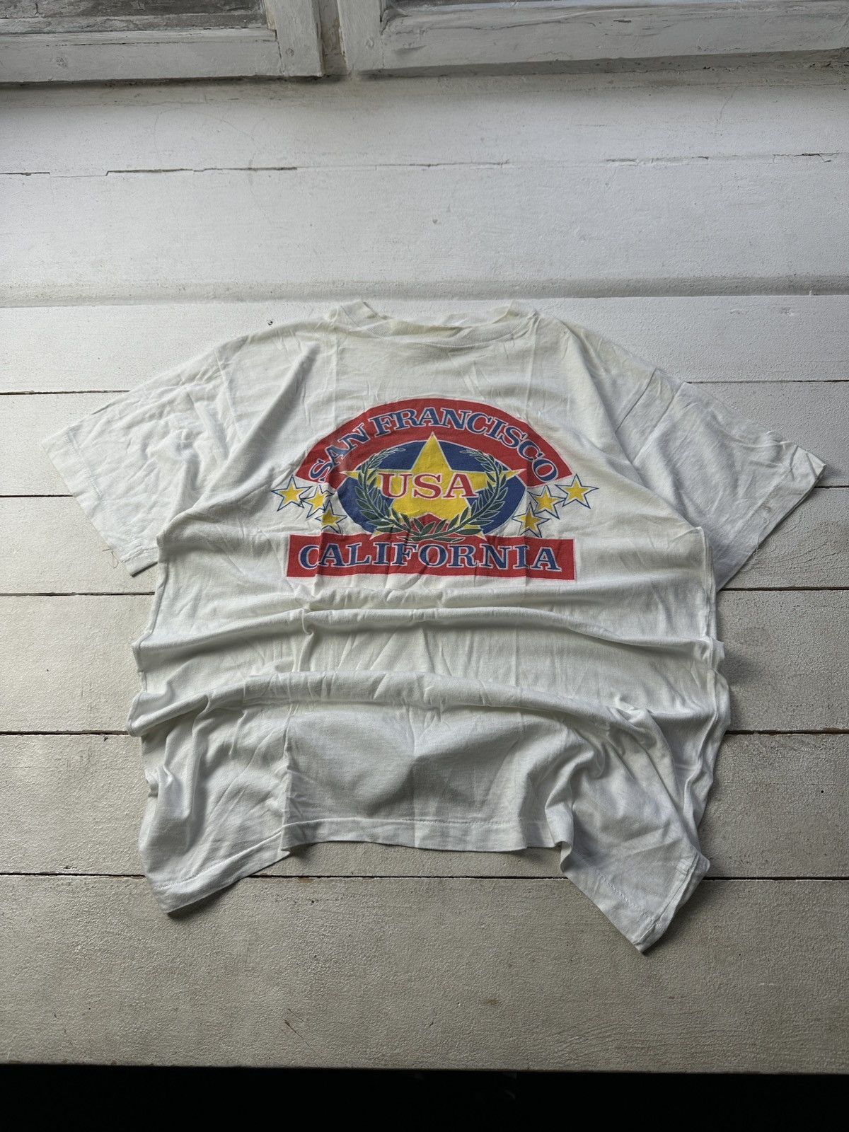 Vintage 🚨Rare Vintage CALIFORNIA SINGLE STITCH America USA Tee Shirt Size US L / EU 52-54 / 3 - 1 Thumbnail