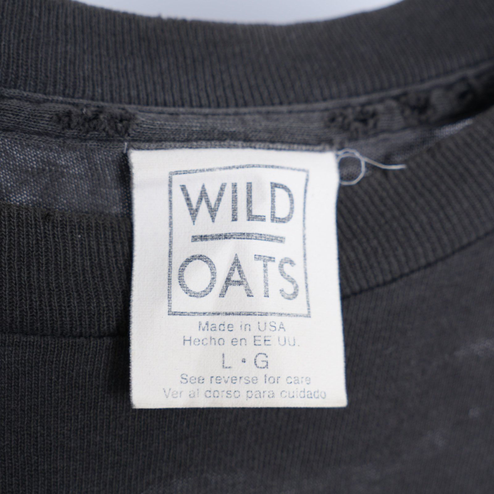 Vintage THRASHED MISFITS SAFETY PIN T-SHIRT VINTAGE WILD OATS Size US L / EU 52-54 / 3 - 3 Thumbnail