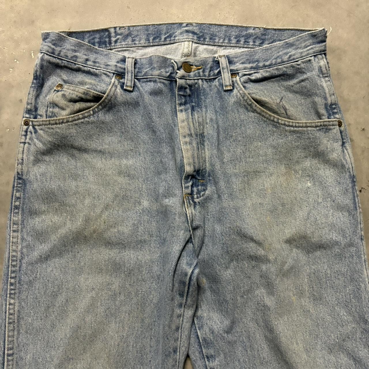 Japanese Brand × Vintage Crazy Vintage Y2K/2000s Light Wash Essential Denim Jeans! Size US 34 / EU 50 - 5 Thumbnail