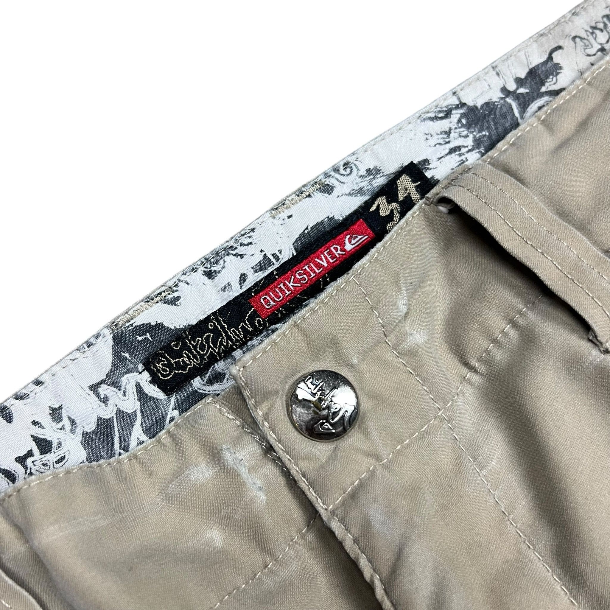 Quicksilver Vintage Y2K Quiksilver Cargo Surf Shorts - 34” Size US 34 / EU 50 - 5 Thumbnail