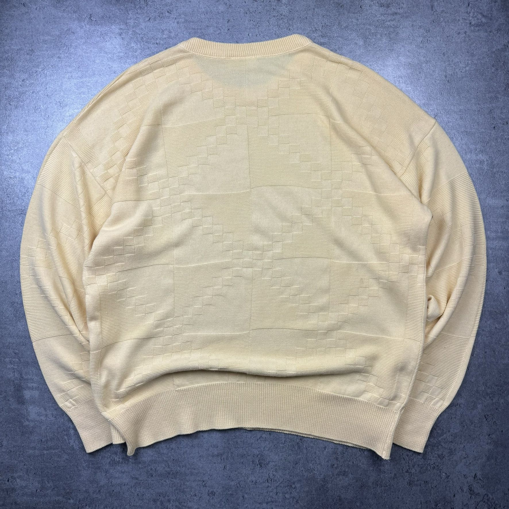 Lacoste × Vintage 1990’s Vintage Chemise Lacoste Sweater Made in France Size US XL / EU 56 / 4 - 7 Thumbnail