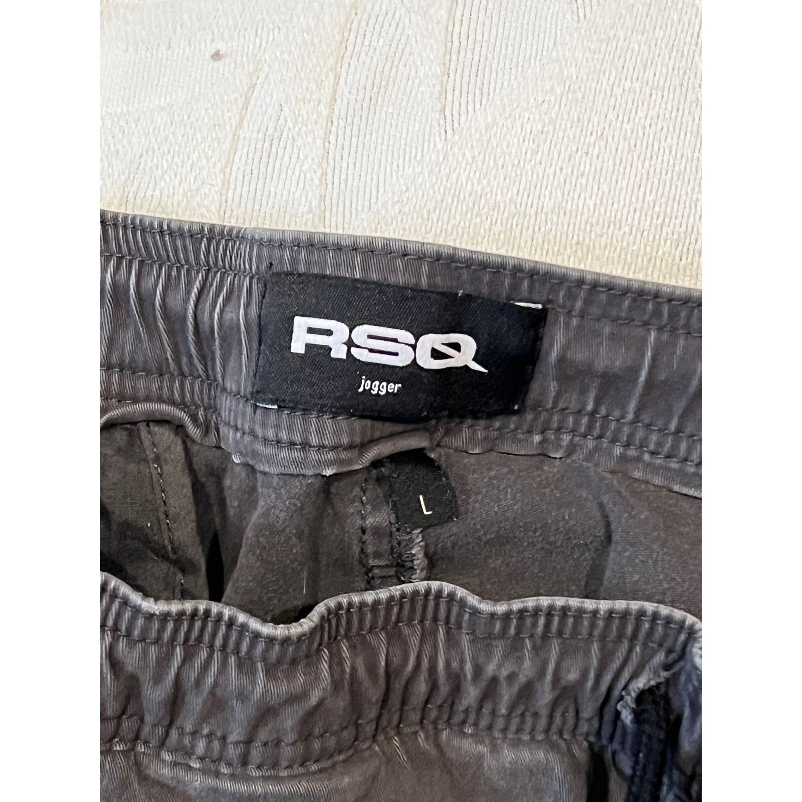 Rsq RSQ London Black/Gray Jogger Chinos Mens L Size US 38 / EU 54 - 3 Thumbnail