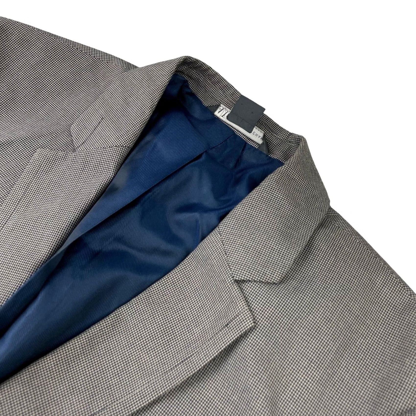 Armani Exchange Armani Exchange Blazer Men's Slim Fit Gray Micro-Houndstooth Cotton 36R Size 36R - 2 Thumbnail