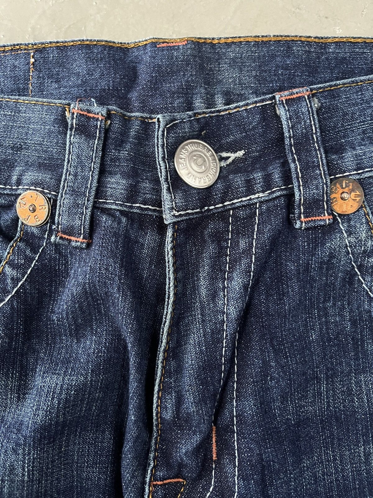 True Religion True Religion Joey Super Flare Embroidered Japanese Motive Size US 33 - 10 Thumbnail