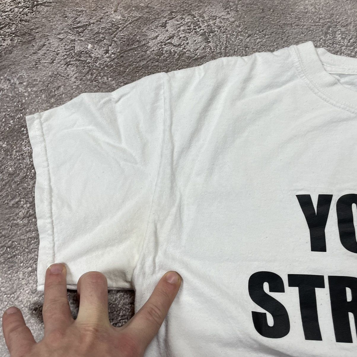 Vintage Vintage Y2K Sun Faded Graphic Tee Motivational Skate Slim M Size US M / EU 48-50 / 2 - 5 Thumbnail
