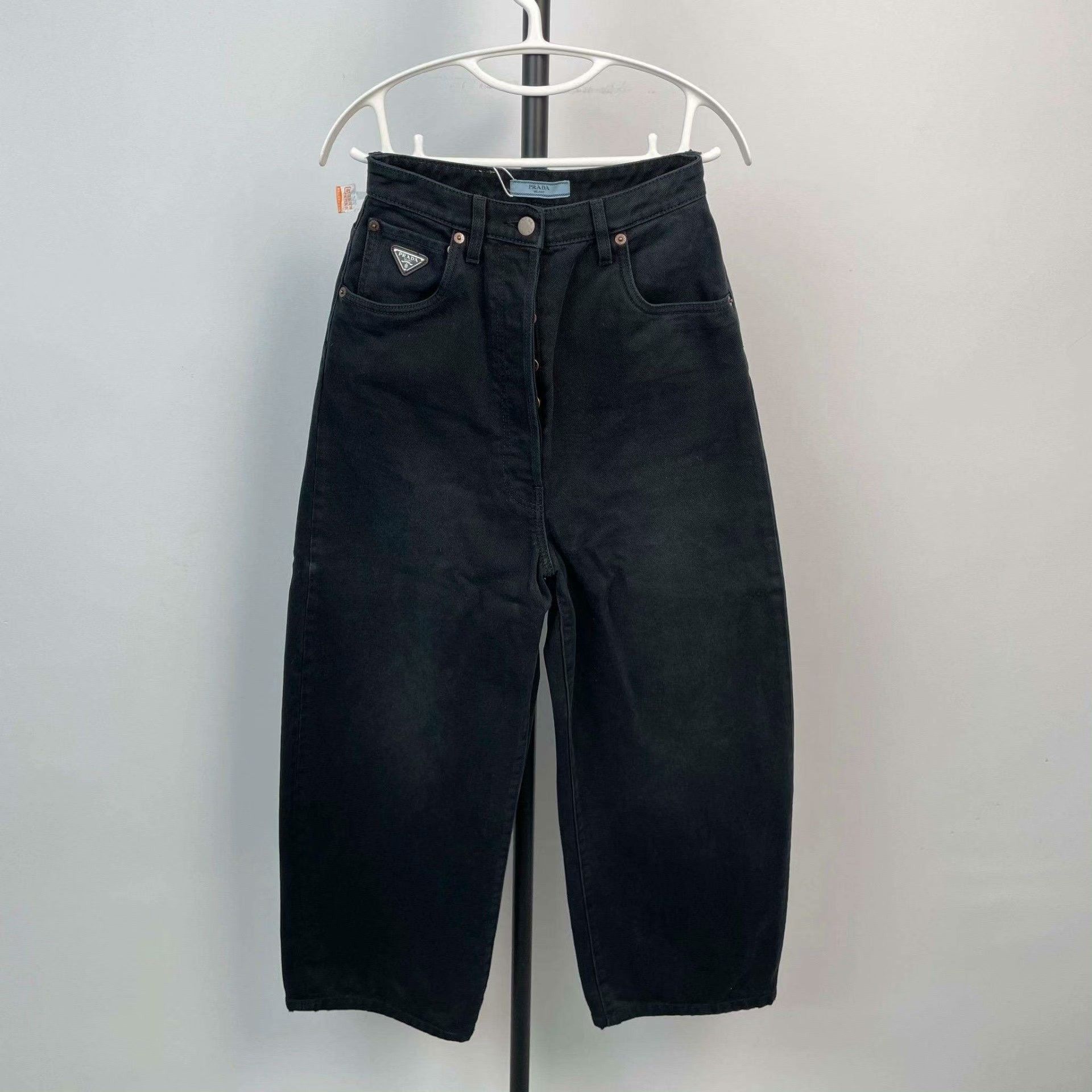Prada Prada Denim Black Jeans XS Women Size 24" / US 00 / IT 34 - 1 Thumbnail