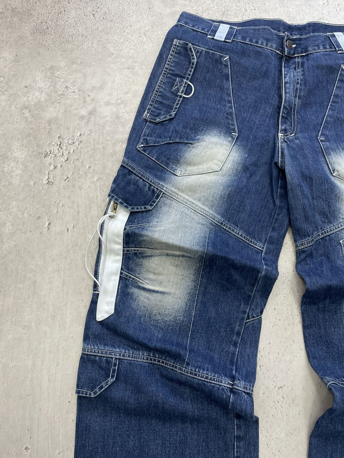 Tornado Mart Distressed jeans pants baggy tornado mart style y2k Size US 34 / EU 50 - 4 Thumbnail