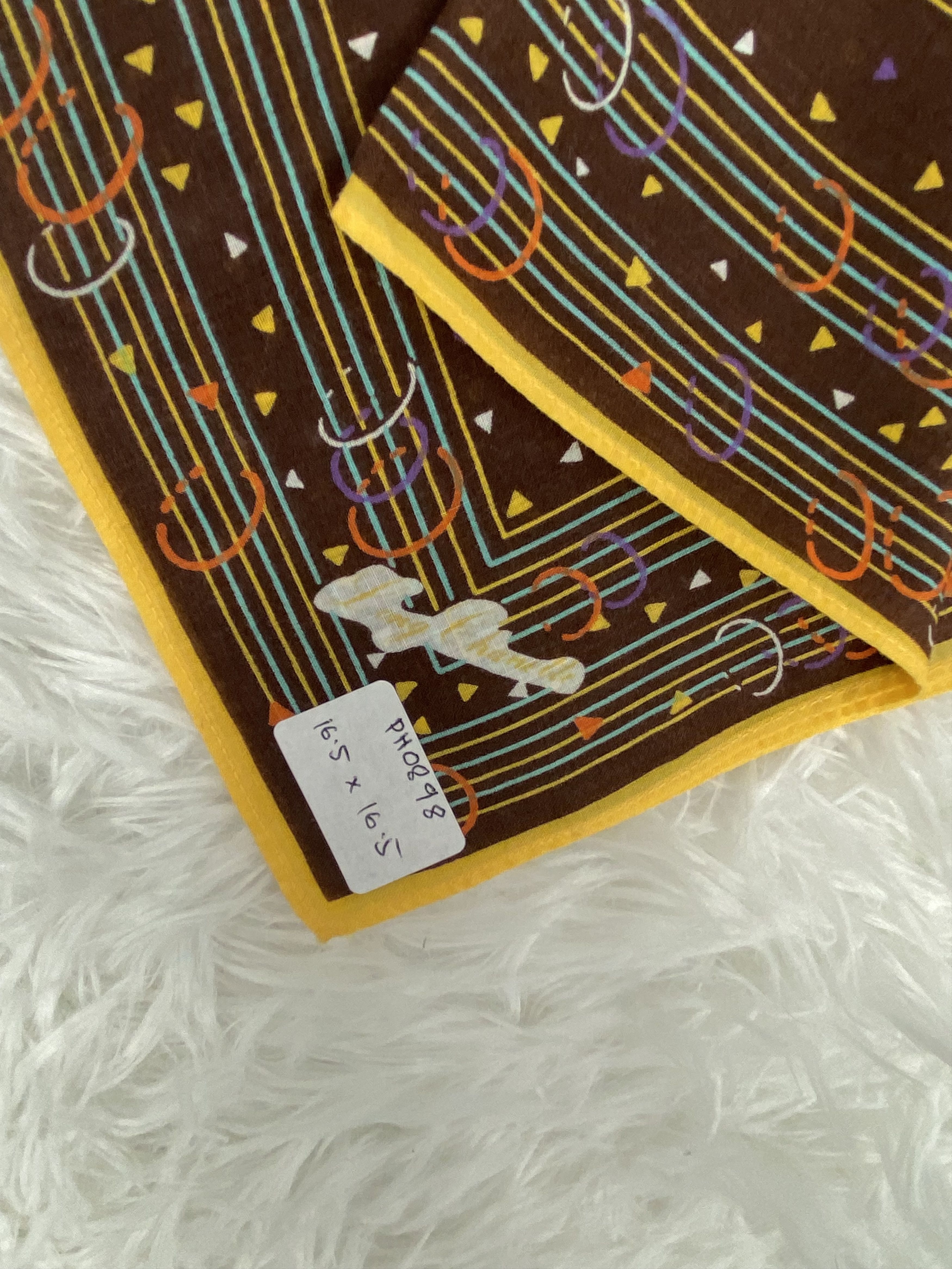 Designer × Vintage Vintage Long Chanette Handkerchief Neckerchief PH0898 Size ONE SIZE - 2 Thumbnail