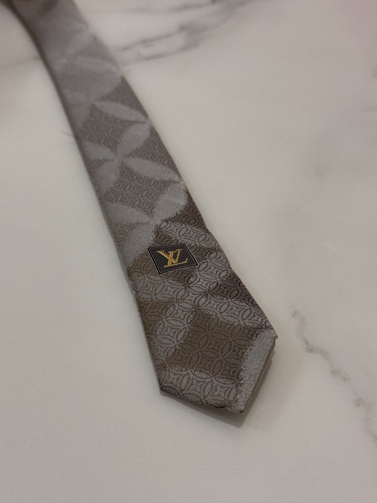 Louis Vuitton Louis Vuitton Neck Tie Spell Out Size ONE SIZE - 2 Thumbnail