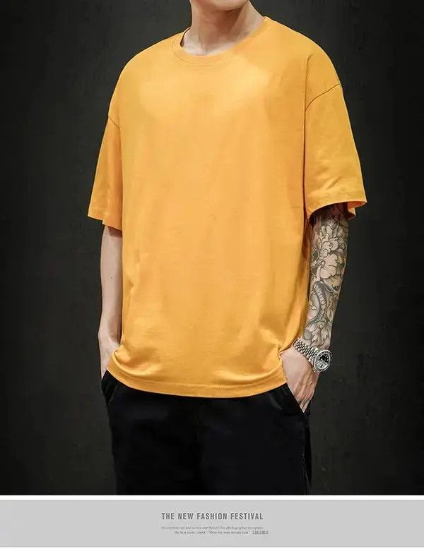 Vintage Plain Cotton Tshirt Oversized Size US M / EU 48-50 / 2 - 4 Thumbnail