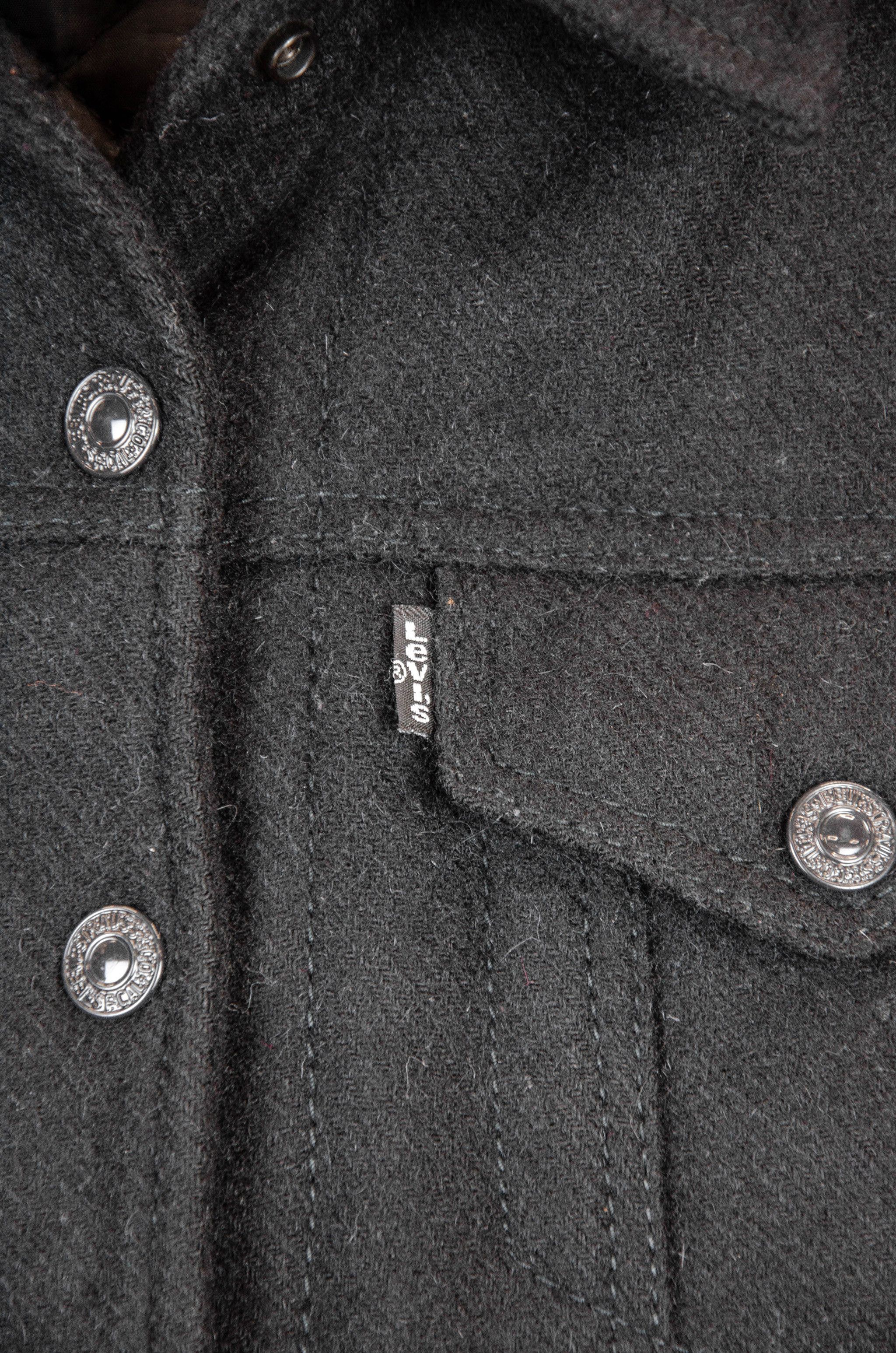 Levi's Levi’s Wool Leather Trucker Jacket – Size M Size M / US 6-8 / IT 42-44 - 7 Thumbnail