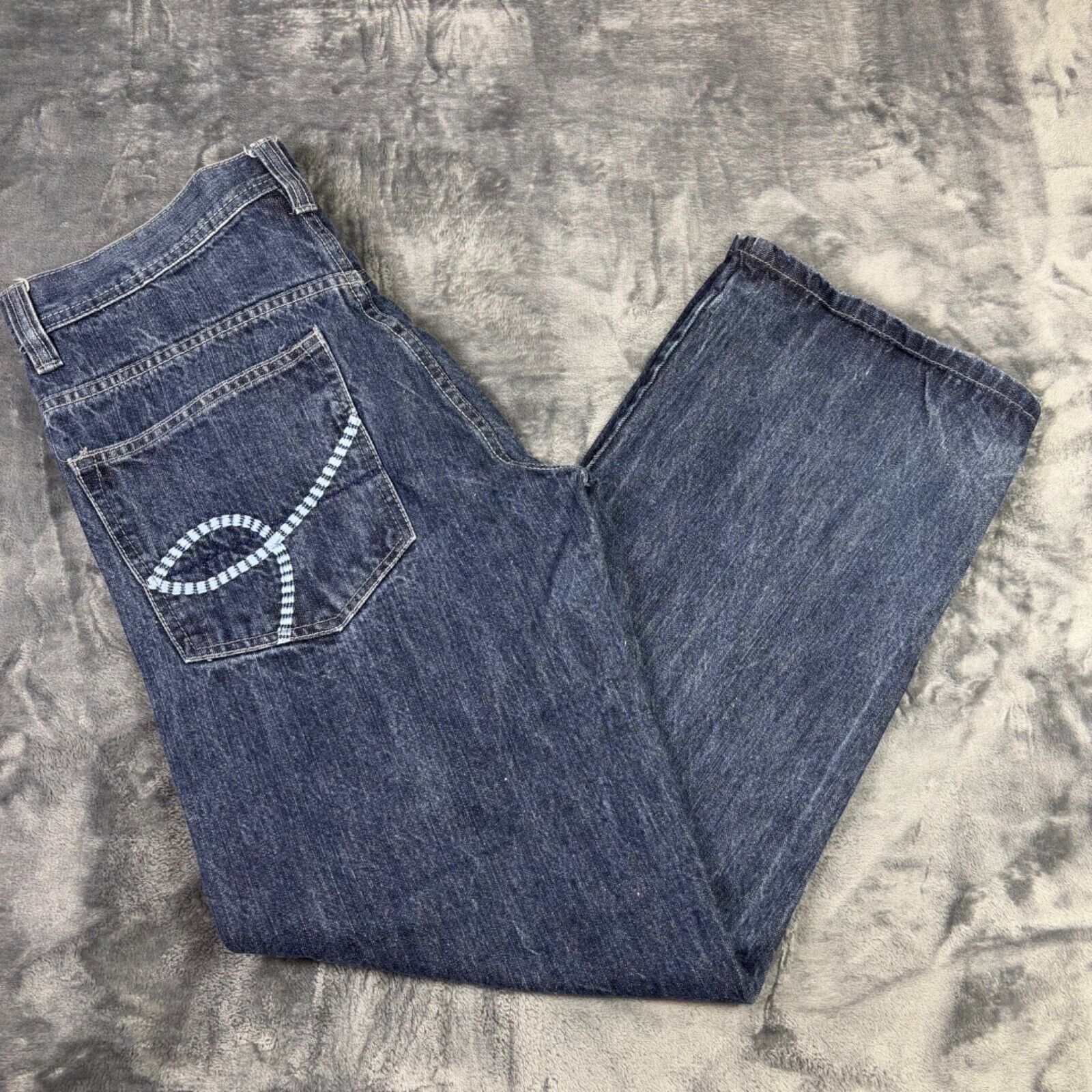 Ecko Unltd. VTG Ecko Unltd Rhino Brand Baggy Jeans 30x30 Embroidered Size US 30 / EU 46 - 5 Thumbnail