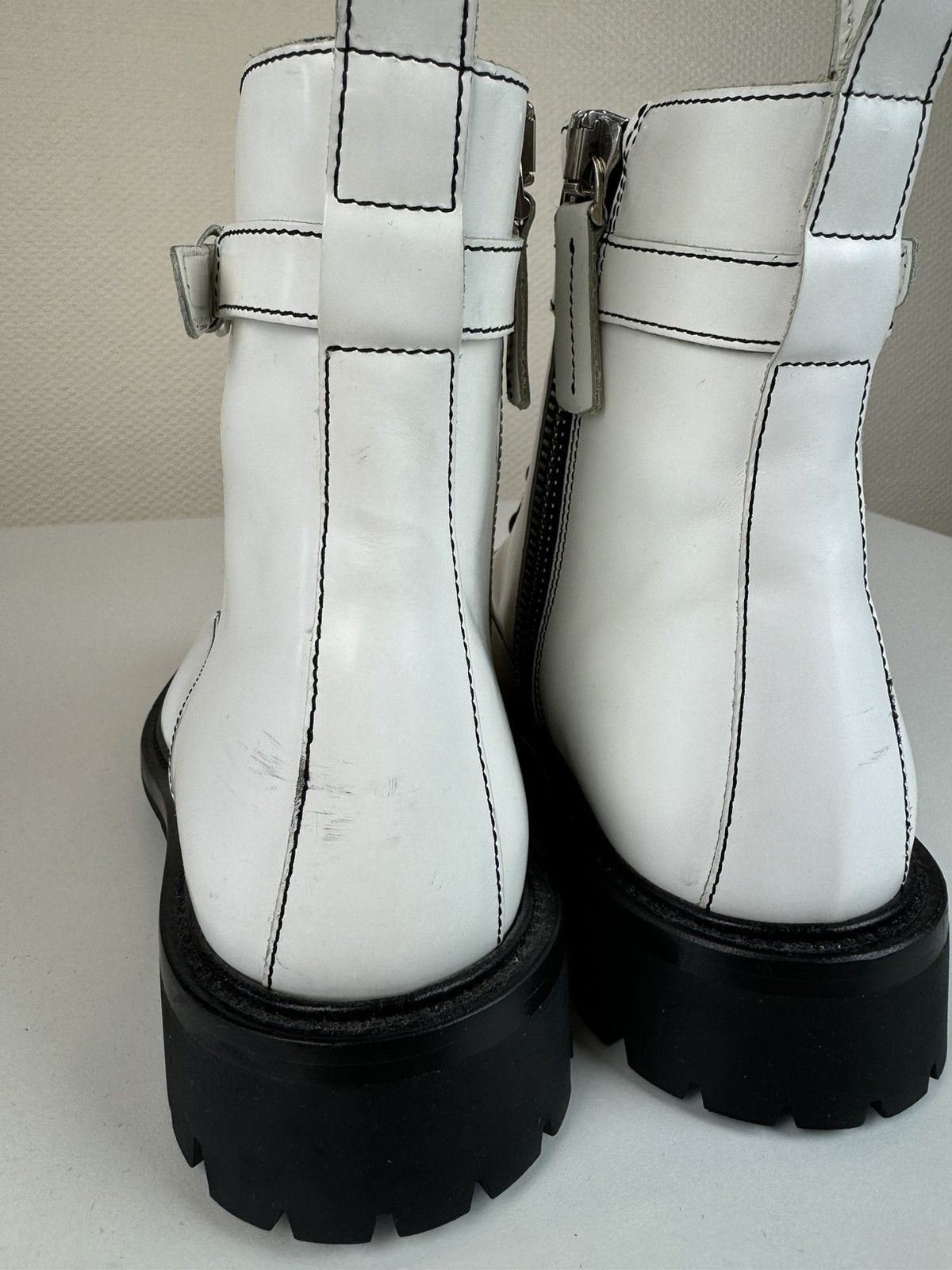Belstaff Belstaff Finley biker moto lace up boots patent leather 36 Size US 6 / IT 36 - 9 Thumbnail