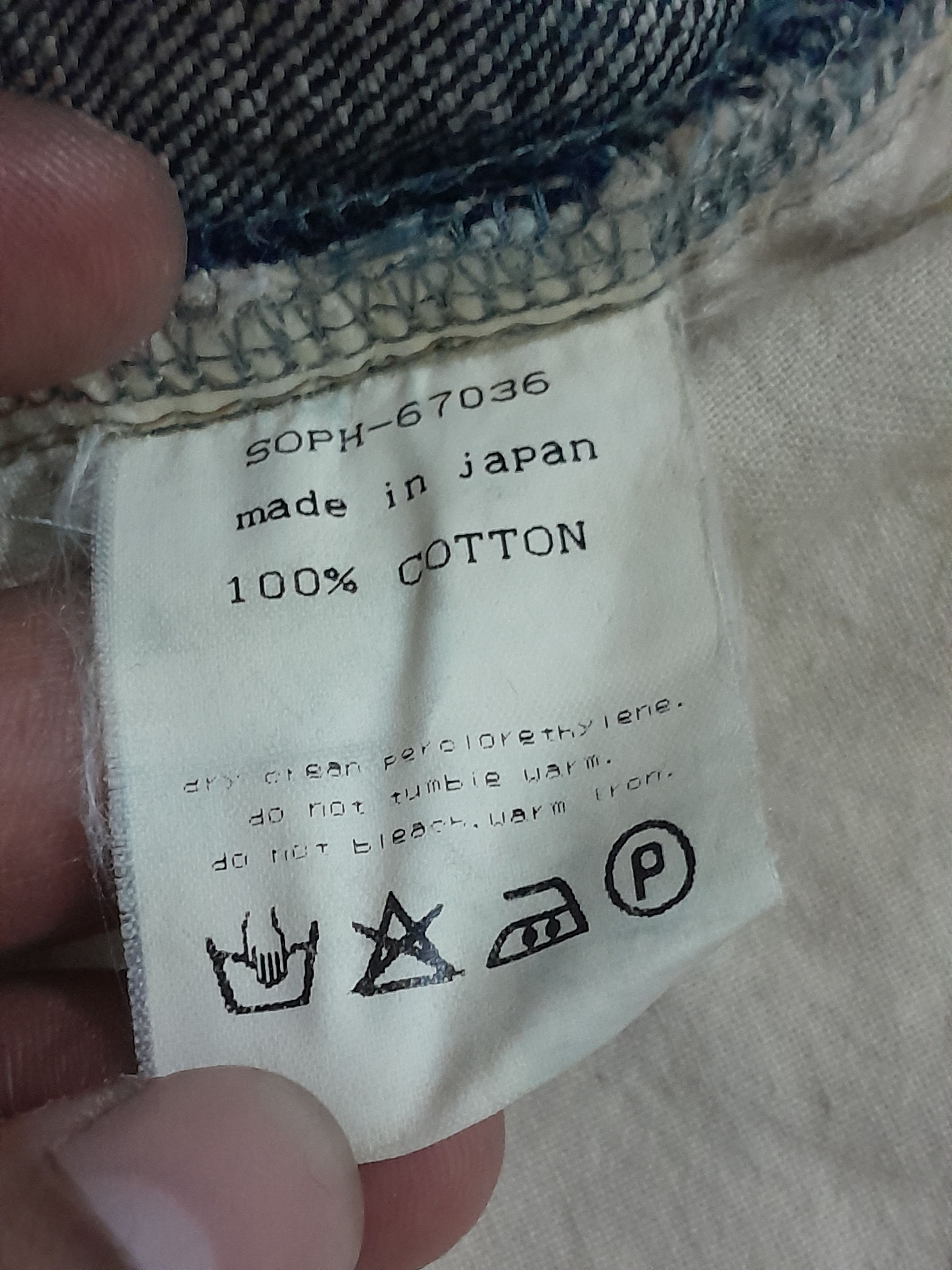 Japanese Brand Sophnet over dyed cotton denim 14oz denim pants Size US 32 / EU 48 - 8 Thumbnail
