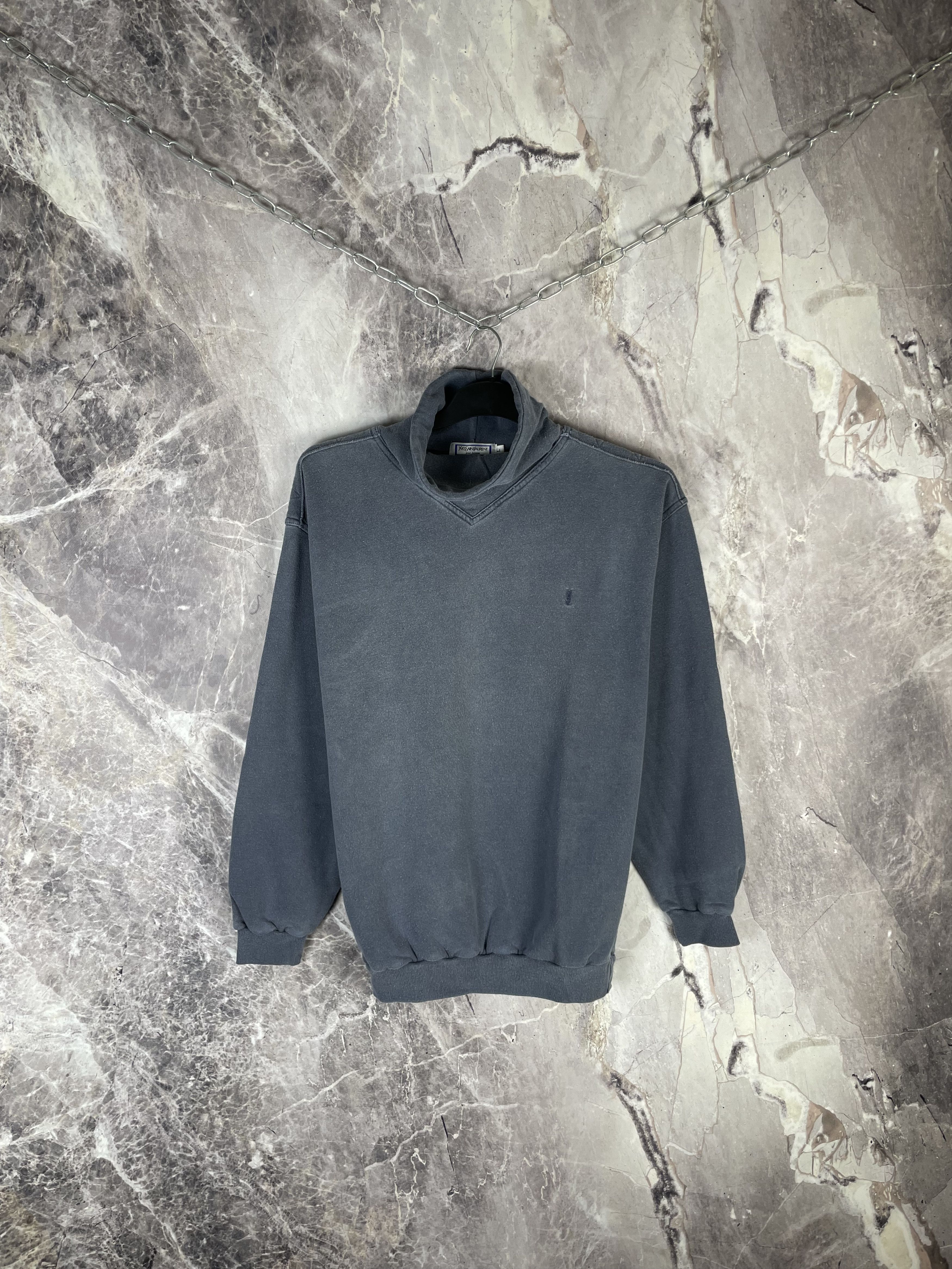 Yves Saint Laurent Yves Saint Laurent Men’s Sweatshirt Y2K Designer Size US L / EU 52-54 / 3 - 1 Thumbnail