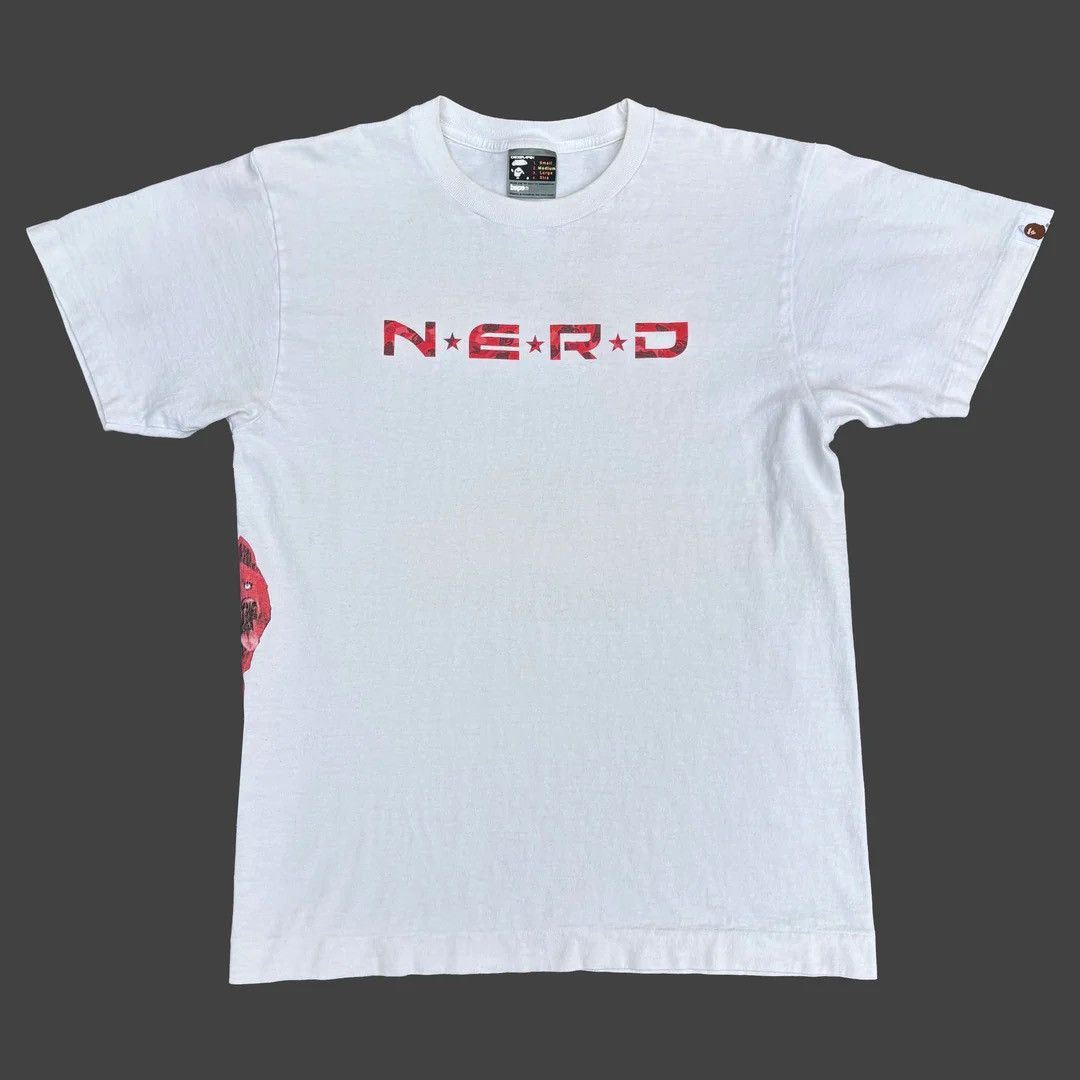 Bape × Pharrell N.E.R.D x A Bathing Ape T-Shirt | Grailed