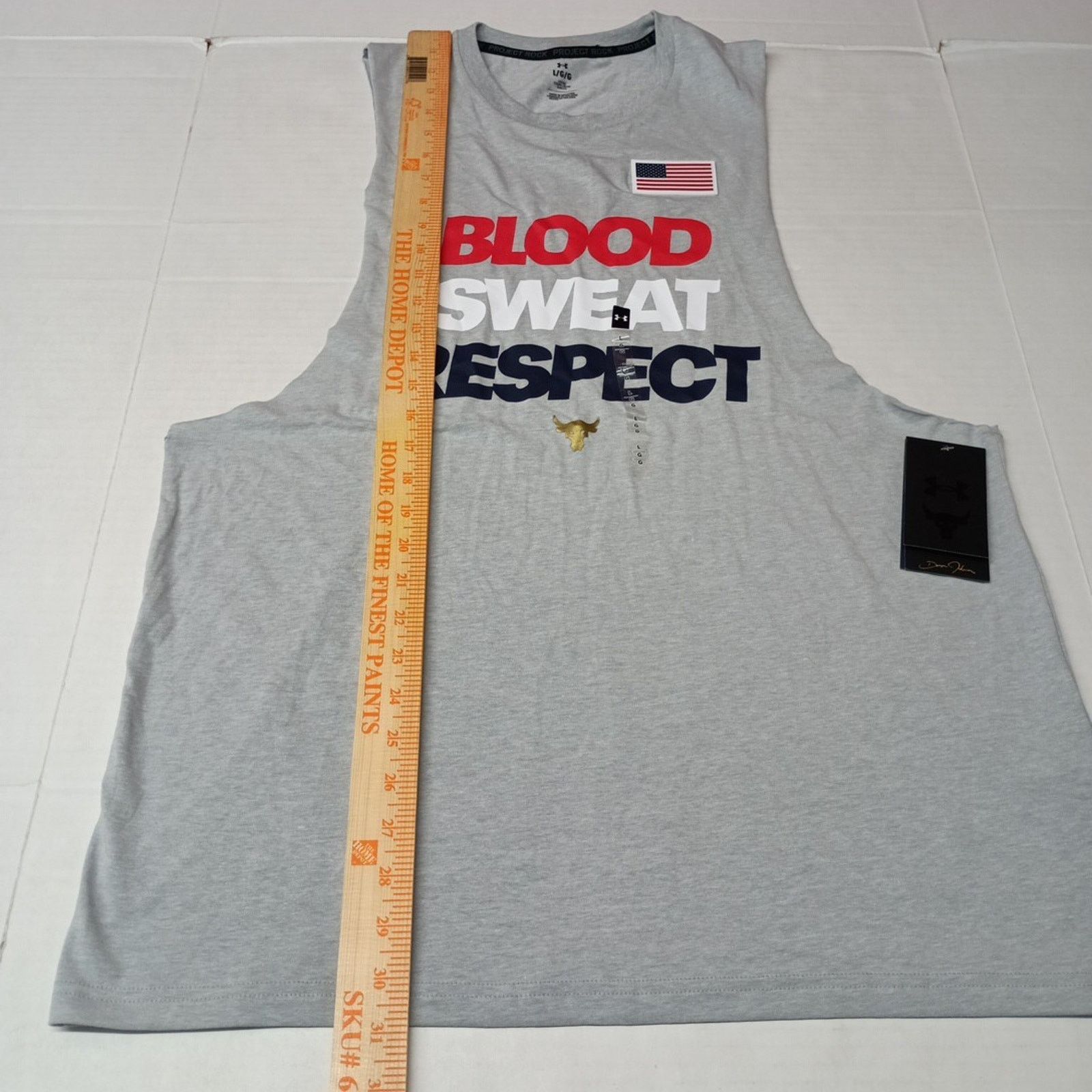 Under Armour Men’s Size L Under Armour Project Rock RWB Graphic Tank Top Size US L / EU 52-54 / 3 - 5 Thumbnail