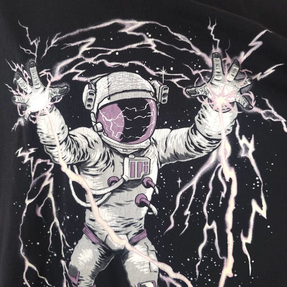 Vintage Into The AM Astronaut T Shirt Mens 2XL Black Space Planets Shirt Mens Space Travel Cotton Blend Crew Neck Short Sleeve Vintage: No Size US XXL / EU 58 / 5 - 3 Thumbnail