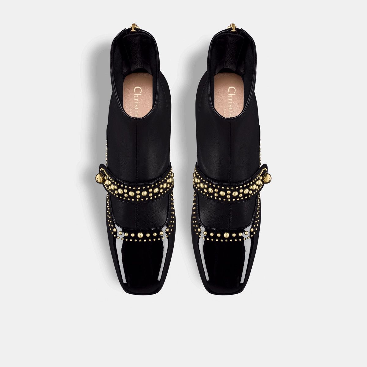 Dior o1bcso1str0226 Belle D Heeled Ankle Boot in Black Size US 10 / IT 40 - 3 Thumbnail