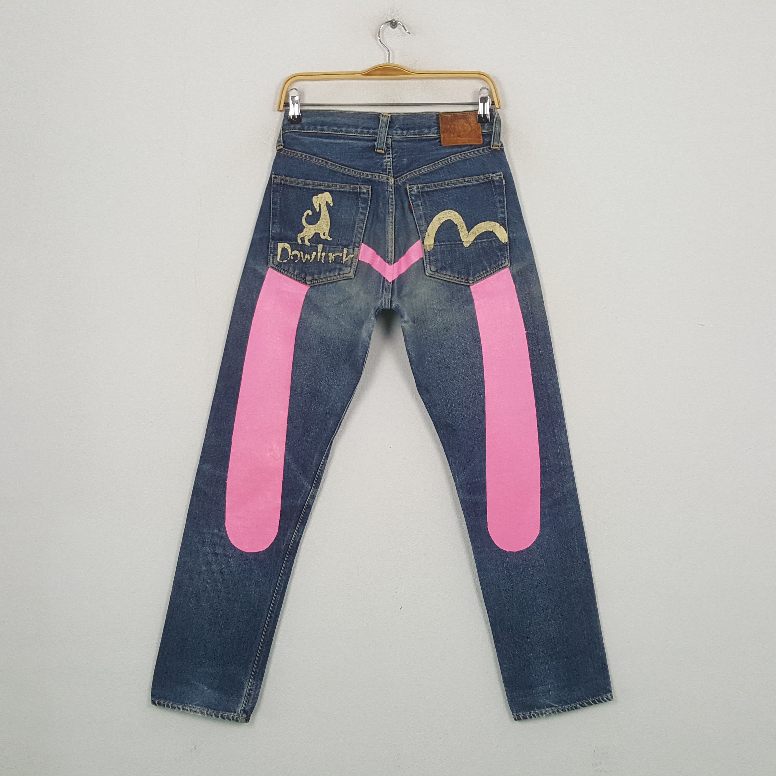 Evisu Vintage Evis Japanese Brand Daicock Custom Jeans RR28 Size US 28 / EU 44 - 1 Thumbnail