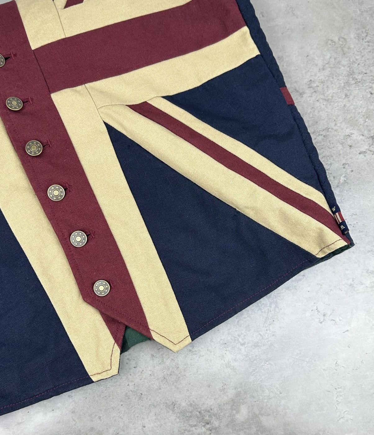 Other British Classic Vintage Union Jack Waistcoat Flag Vest XL Size US XL / EU 56 / 4 - 7 Thumbnail