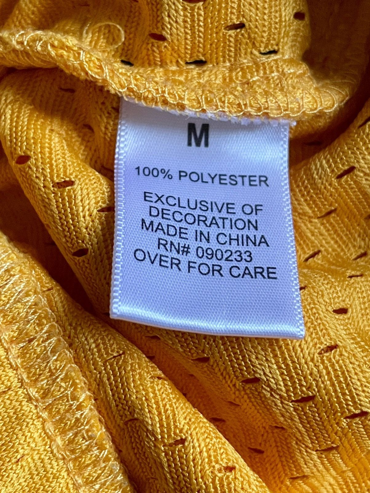 Fear of God FOG Essentials FW18 Mesh Shorts - Taxi Yellow Size US 34 / EU 50 - 6 Thumbnail