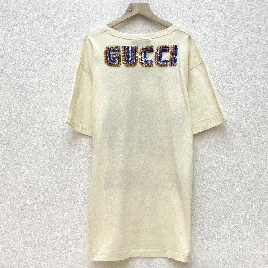 Gucci Gucci Maison de l'Amour cotton jersey t-shirt Size L / US 10 / IT 46 - 2 Thumbnail