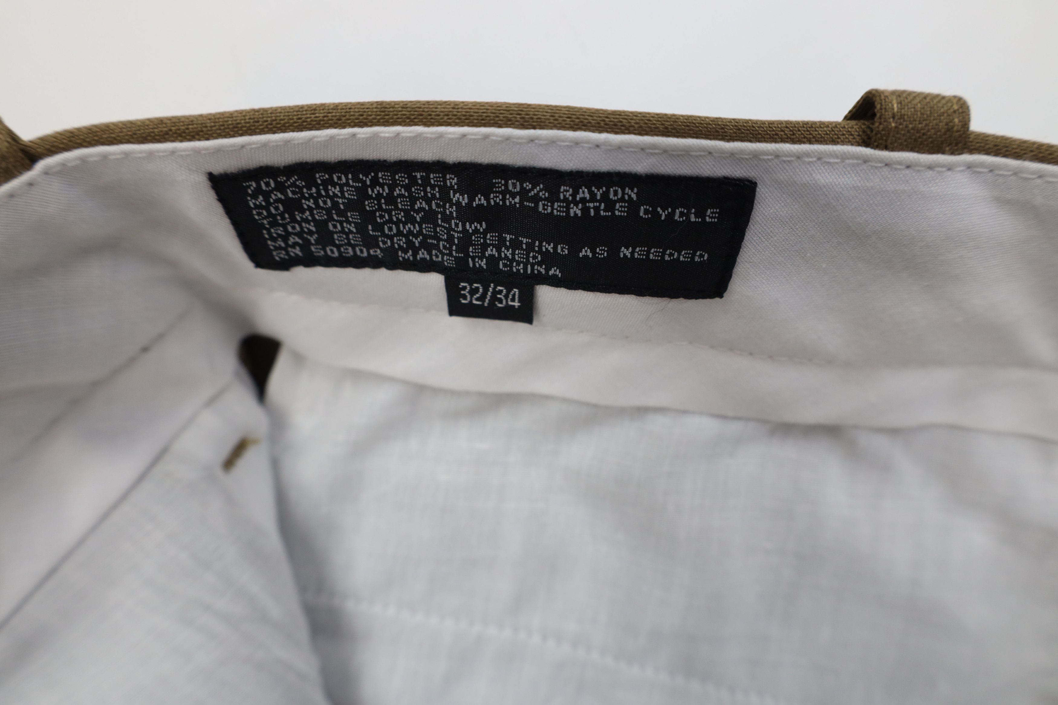 Vintage Deadstock Vintage 90s Streetwear Gabardine Wide Leg Pants Size US 32 / EU 48 - 7 Thumbnail