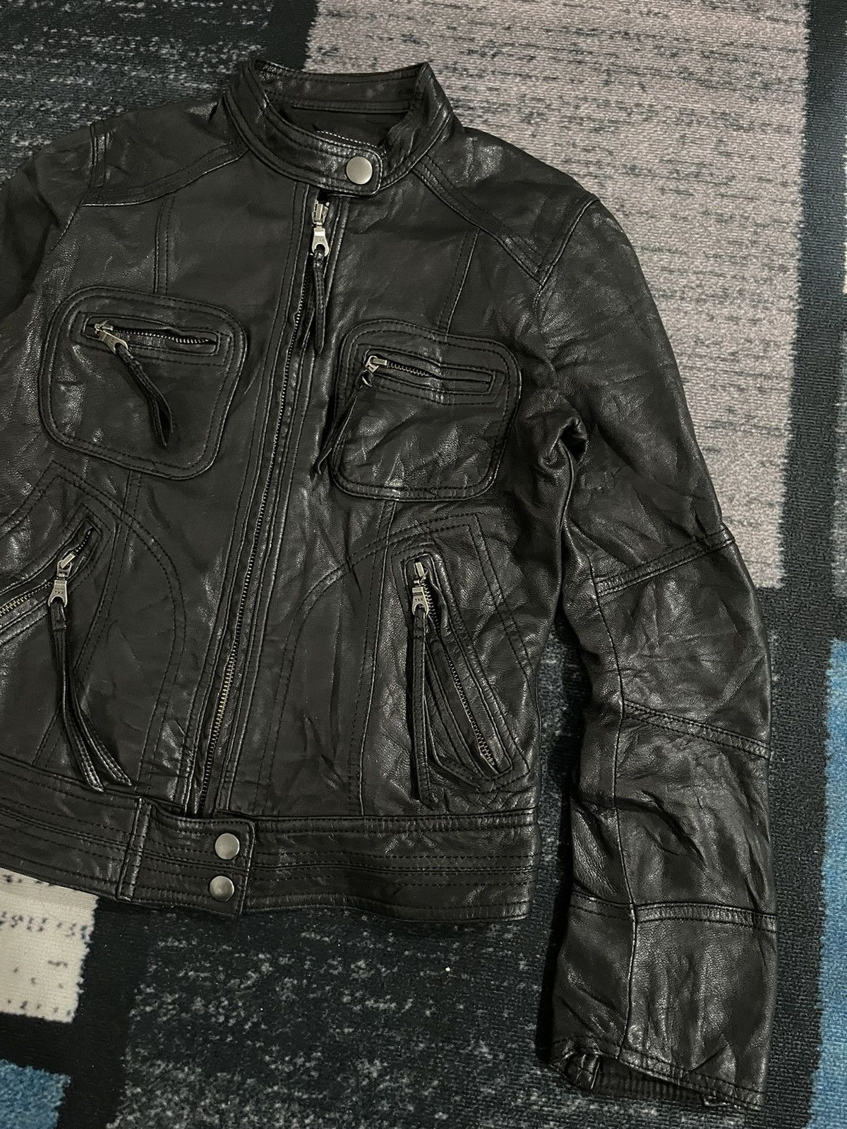 ABAHOUSE Vintage Abahouse Devinette Luxe Leather Jacket Size XS / US 0-2 / IT 36-38 - 3 Thumbnail