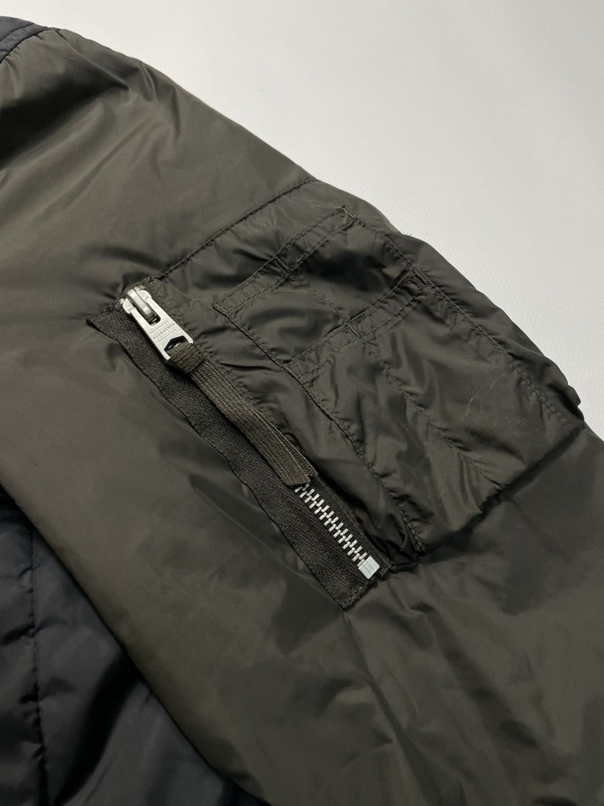 Allsaints AllSaints Double Zip Vtg Y2K Archive Suede Bmbr Jkt L Size US M / EU 48-50 / 2 - 5 Thumbnail