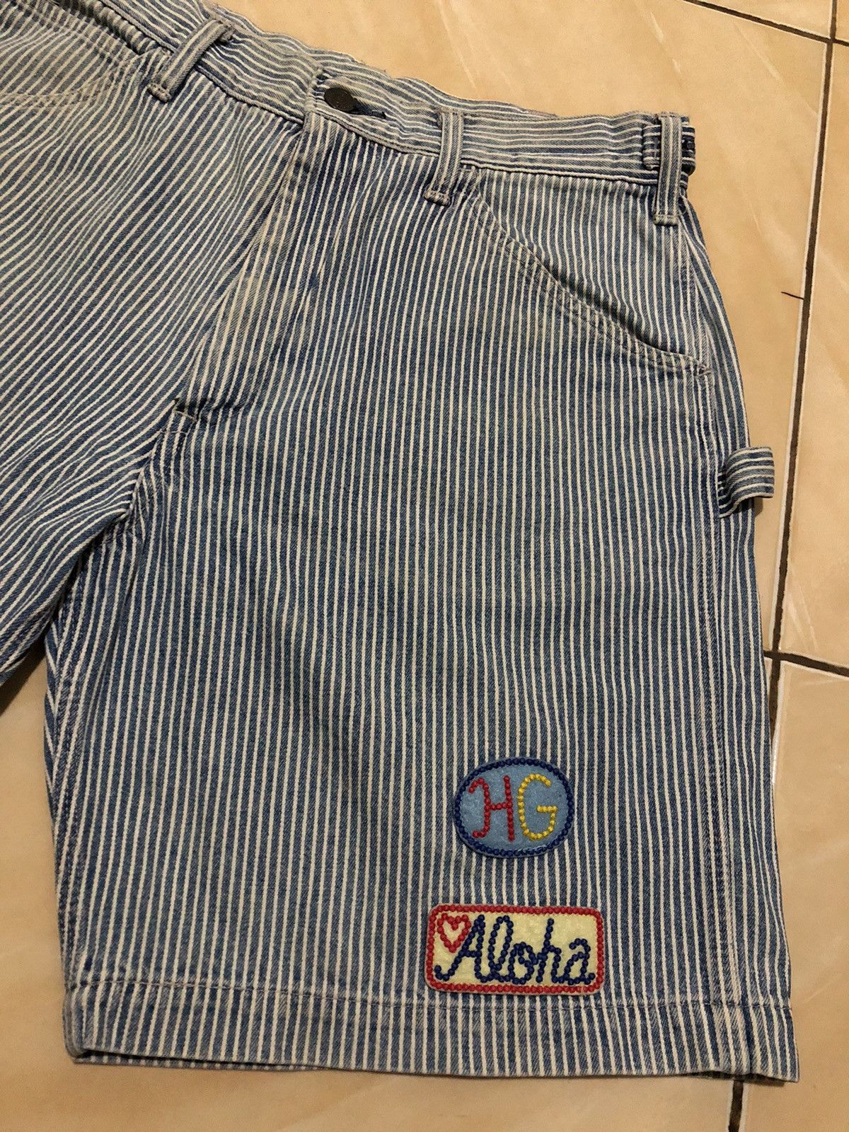 Hysteric Glamour × Japanese Brand Hysteric Glamour Carpenter Strip Embroidered Patch Pant Size US 30 / EU 46 - 2 Thumbnail