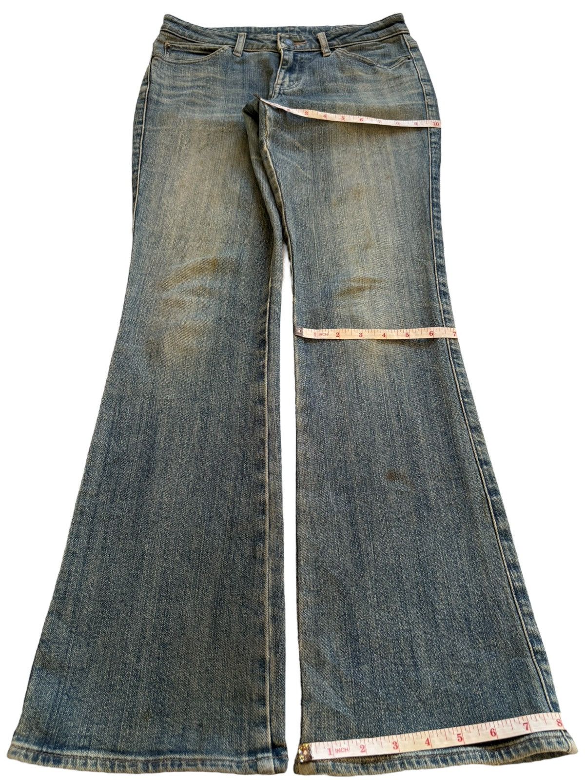 Grailed × Japanese Brand Vintage Japanese Brand Mud Wash Bootcut Flare Jeans Size US 30 / EU 46 - 15 Thumbnail