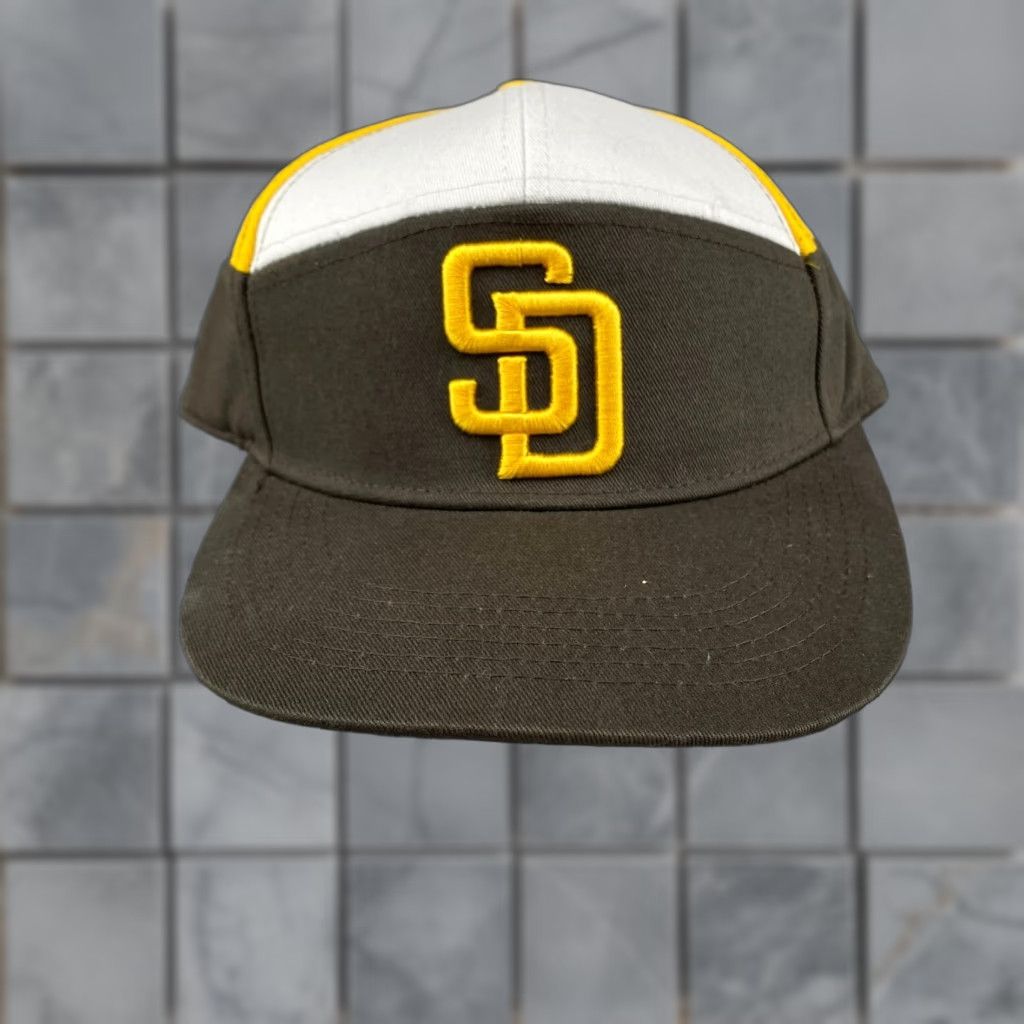 Logo 7 Melonwear San Diego Padres Snapback Hat Mens One Size Embroidered SD Logo Multicolor Cotton Adjustable breathable Sports Logo) Size ONE SIZE - 1 Thumbnail