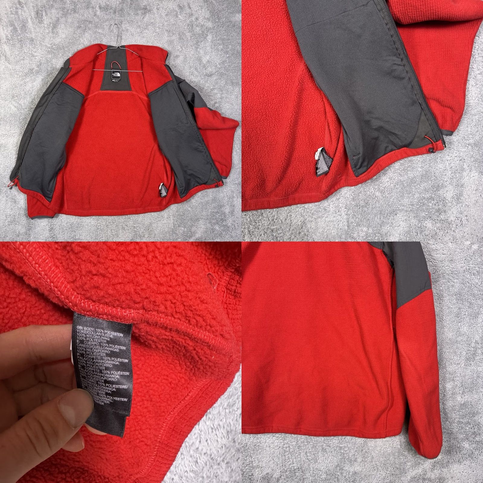 The North Face The North Face Jacket Mens L Dualie Grid Fleece Full Zip Tech Softshell Vintage Size US L / EU 52-54 / 3 - 8 Thumbnail