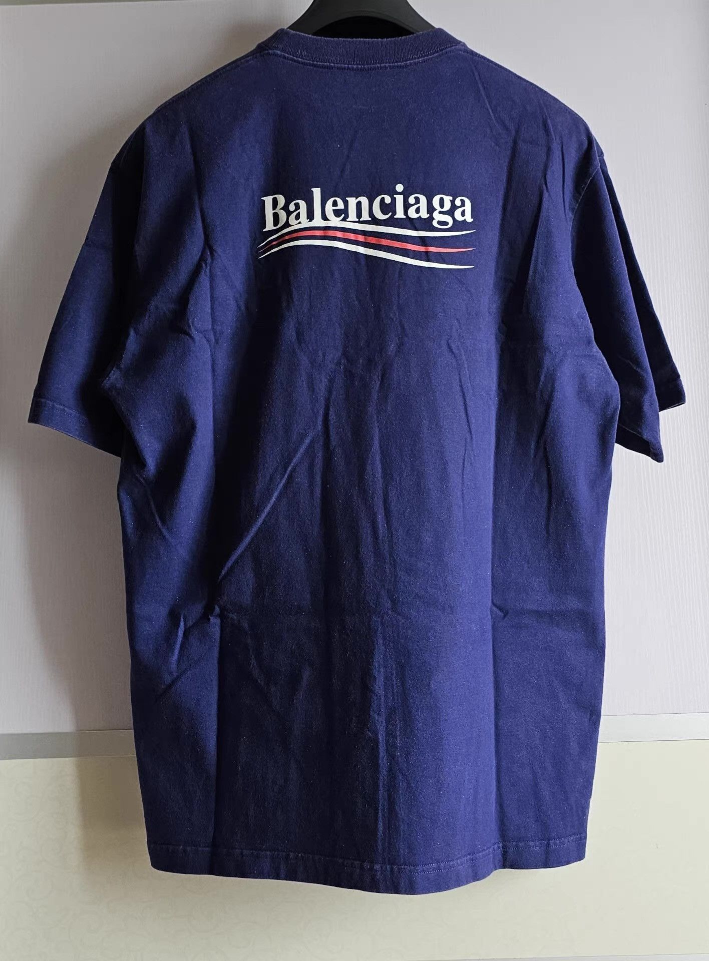 Balenciaga Balenciaga Blue Coke Logo Short Sleeve T-shirt Size US S / EU 44-46 / 1 - 4 Thumbnail